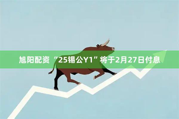旭阳配资 “25锡公Y1”将于2月27日付息
