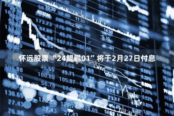 怀远股票 “24鲲鹏01”将于2月27日付息