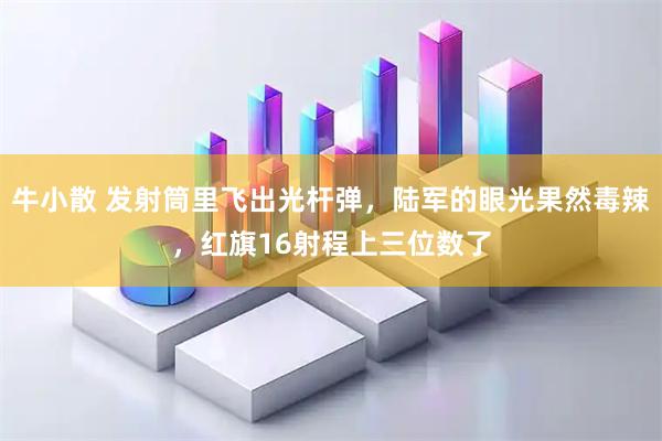 牛小散 发射筒里飞出光杆弹，陆军的眼光果然毒辣，红旗16射程上三位数了