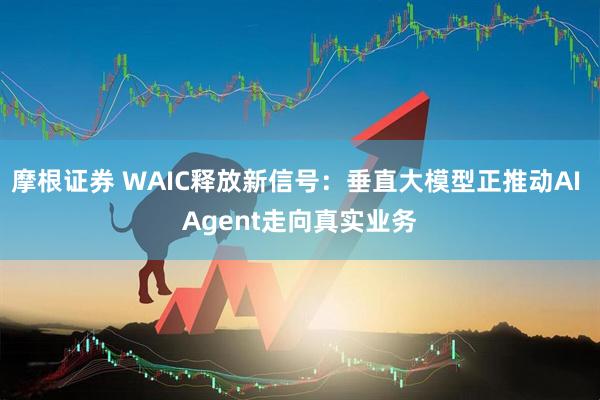 摩根证券 WAIC释放新信号：垂直大模型正推动AI Agent走向真实业务