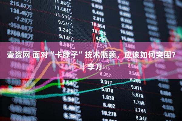 壹资网 面对“卡脖子”技术瓶颈，应该如何突围？｜李万